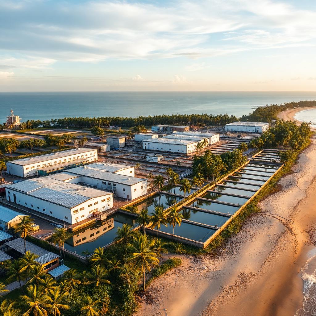Shrimp Hatchery & Processing Cluster — 8,000 t / year — Indonesia