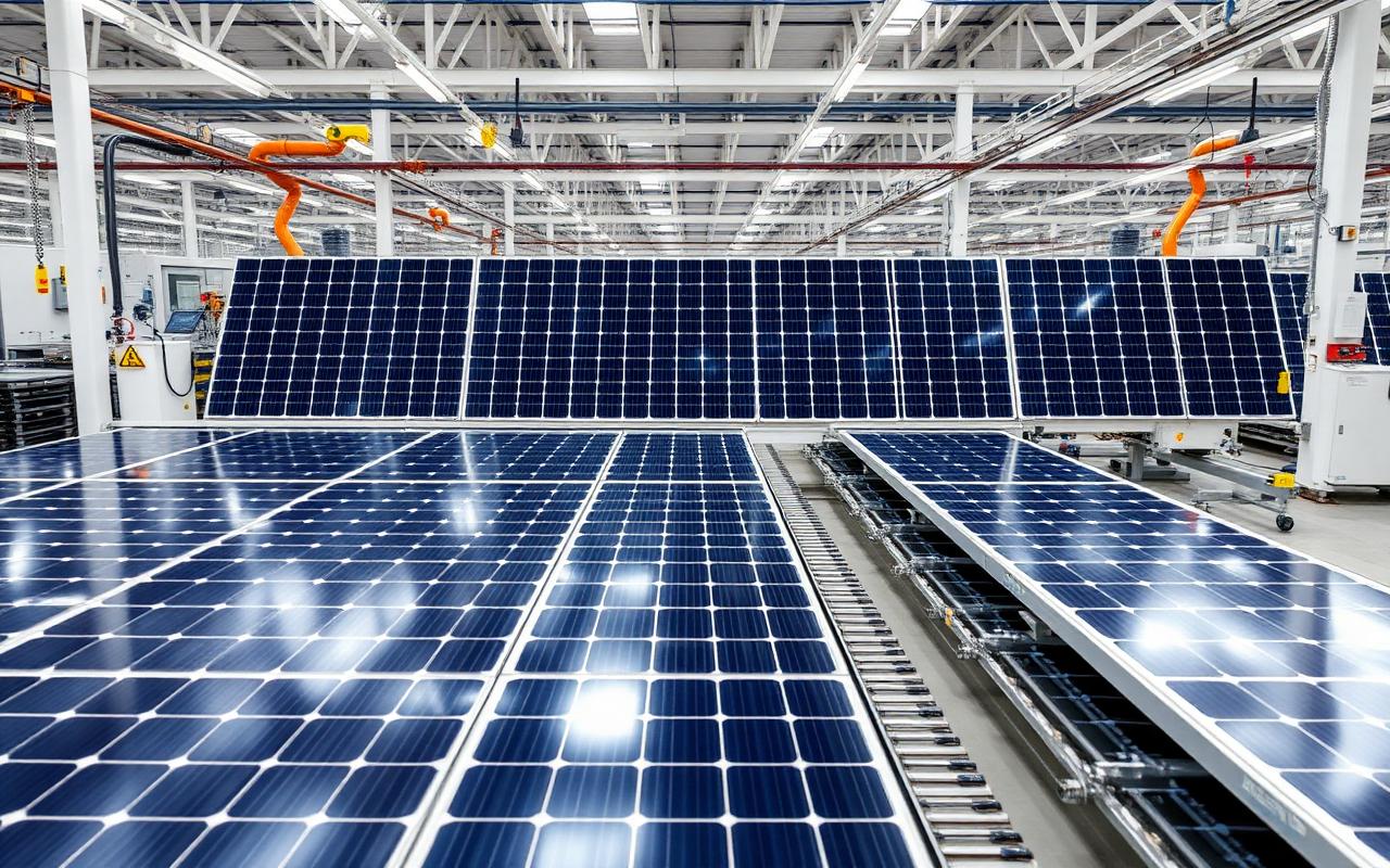Solar Panel Factory — Renewable Energy facility in India